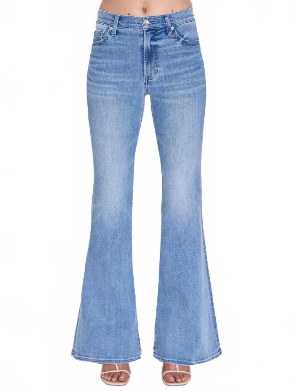 Pistola Kinsley Mid Rise Flare Jeans in Captivate 29